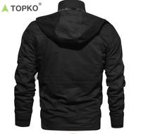Veste chaude pour homme de haute qualité TOPKO, vente en gros d'usine, taille plus, parka d'extérieur, manteau d'hiver