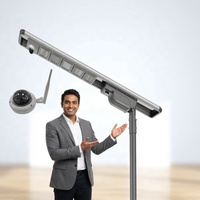 Lampe solaire murale à LED SMD monocristalline Bridgelux, batterie LiFePO4, 120W/150W/100W, indice de protection IP66, lumière du jour 6000K, 140x70