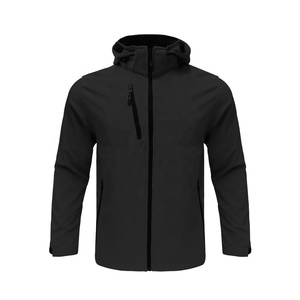 Vêtements en gros bon marché de Chine, <span class=keywords><strong>veste</strong></span> softshell décontractée unie imperméable et coupe-vent personnalisée pour hommes - Product Image 2