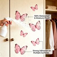 Autocollants personnalisés avec citations bibliques chrétiennes |   Autocollants en vinyle imperméables en forme de papillon pour la décoration de carnets, d'étuis d'ordinateur portable et de feuilles décoratives