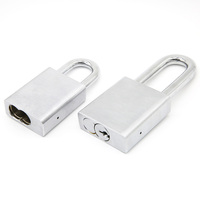 Cadenas SFIC en laiton à cylindre interchangeable haute sécurité nickelé avec déverrouillage à clé Protection améliorée