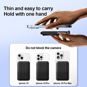 High Capacity 10000mAh Magnetic Mobile Phone Stand Holder Portable 15W Wireless Powerbank Safe 22.5W Stand High Efficiency 15W - Product Image 4