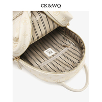 Sac bandoulière de luxe en PU pour femme avec motif géométrique, fermeture éclair, sac à dos et poignée supérieure
