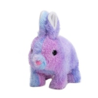 Jouet en peluche lapin électrique interactif, son et mouvement, arc-en-ciel, mignon, cadeau pour enfants, CE CPC EN71 OEM ODM