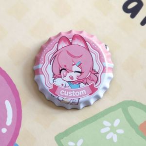 Pin Personalizado para Tapa de Botella, Insignia para Tapa de Refresco, Decoración Estética para Mochila y Chaqueta, Regalo Único, Pin con Logotipo Personalizable, Pin para Bolso Ita - Product Image 3