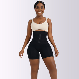 Vêtements de compression viral en gros pour femmes, vêtements de compression pour femmes grandes tailles avec crochets au bas, vêtements de compression pour le contrôle du ventre, pantalons de compression - Product Image 3