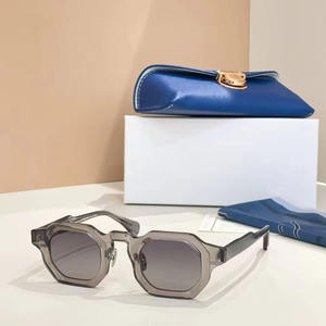 Солнцезащитные очки Tough Guy: роскошный винтажный тренд, массивные квадратные унисекс-очки из толстого ацетата, защита UV400, высокое качество 3А - Product Image 6