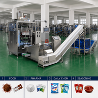 Machine d'emballage entièrement automatique multi-colonnes pour sauces, moutarde et liquides, pour ligne de production