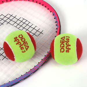 ODEA Sport Stage <span class=keywords><strong>3</strong></span> Apple Tennis ITF Onaylı Başlangıç Seviyesi Çocuklar İçin Stresiz Antrenman Topları (Kauçuk Malzeme) - Product Image 4