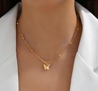 Mode papillon frange Sexy dos chaîne femmes corps chaîne Long collier clavicule chaîne personnalisable bijoux éthérés
