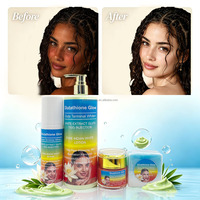 Coffret de Soins Éclaircissants Anti-Âge Peau Indienne Pure Marque Blanche – Atténue les Taches Brunes, Illumine la Peau avec 3% Alpha Arbutine et 5% Niacinamide
