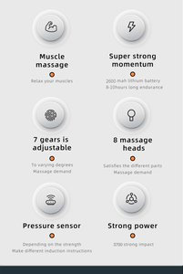 Amplificateur électrique sans fil 18 w, pistolet de sport, Massage musculaire, puissant, livraison directe - Product Image 4