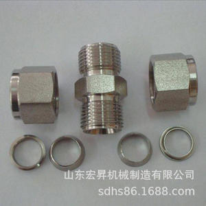 Juntas de transición hidráulicas de acero inoxidable con rosca de 1/4 pulgada, tipo soldado, para aceite hidráulico, presión máxima de 700 bar - Product Image 4