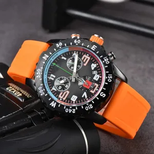 Meest Populair In 2023 Luxe Merk Endurance Pro Chronograaf Multi-Functionele Professionele Siliconen Band Quartz Horloge Voor Mannen