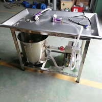Injecteur manuel de marinade pour poulet en acier inoxydable, machine d'injection manuelle de marinade pour viande, prix usine