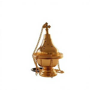 Latest Design Hanging Pure Brass Incense <b>Burner</b> Real Polished Round Hanging Essential <b>Oil</b> Religious Home Incense <b>Burner</b> Decorate - Product Image 1