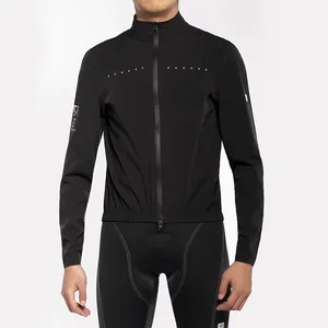 Windproof reflective men waterproof cycling wear jacket with customized logo
