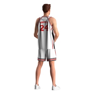 Shorts de sport en maille respirante pour hommes, vêtements d'entraînement légers avec design à fente en V pour le basketball, la salle de sport et la course à pied - Product Image 6