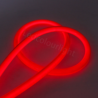 Tube lumineux flexible néon RGB noir DMX 360 degrés, lumières DJ, D25, lumière néon programmable à pixels