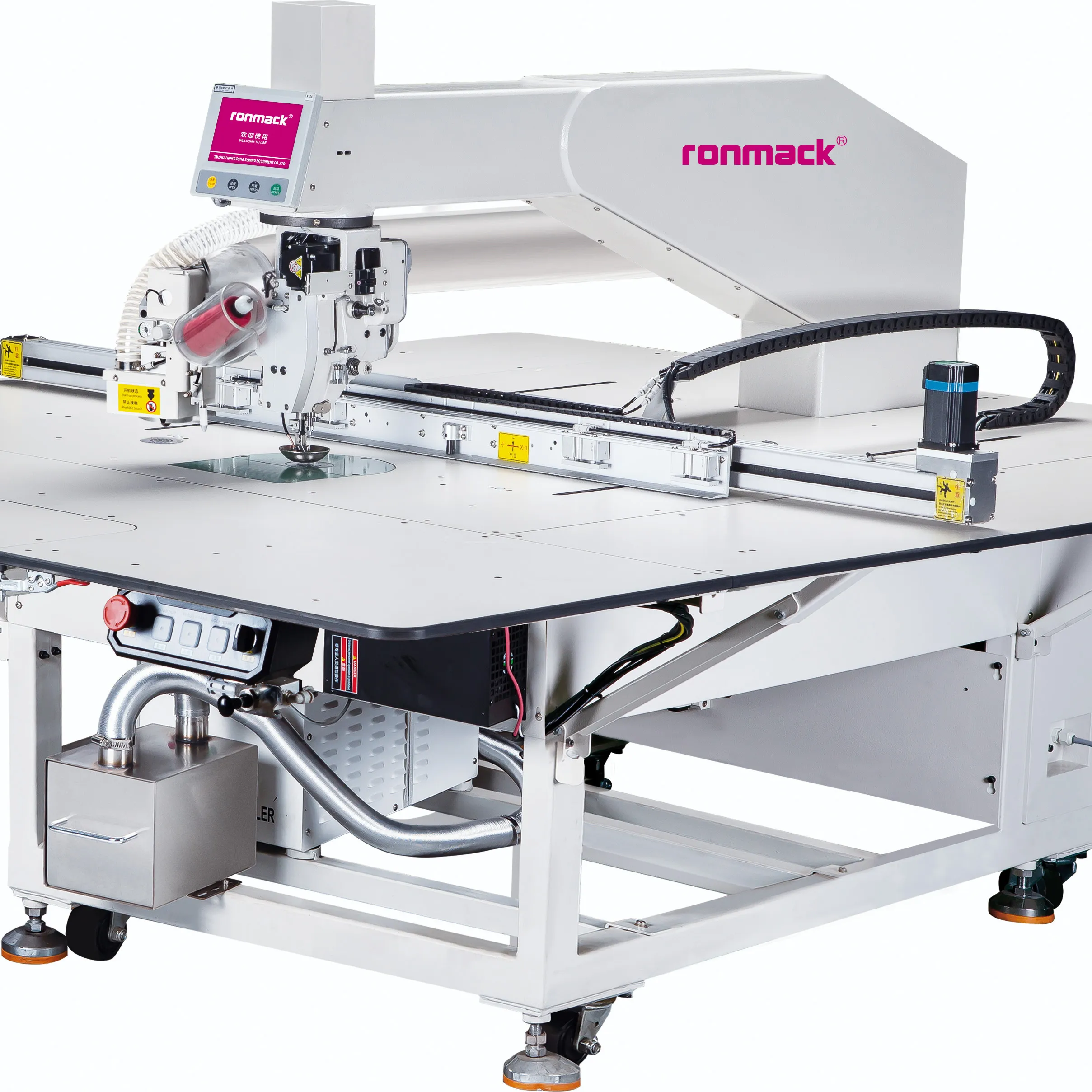 RONMACK RM10-900AJ 130*85 см 360 Вращающаяся Лазерная Резка шаблон машина Промышленная швейная машина