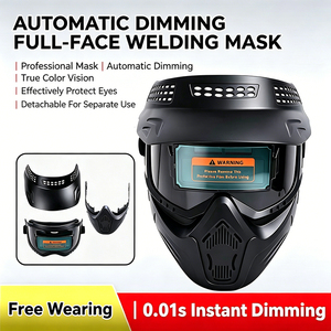 Máscara de Soldadura Automática Harley con Cambio de Luz, Antideslumbrante y Anti-quemaduras, Máscara <span class=keywords><strong>Facial</strong></span> Completa para <span class=keywords><strong>Soldador</strong></span> - Product Image 1