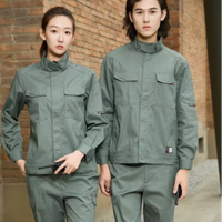Vêtements de travail résistants aux déchirures, durables, chemise de travail à col, veste, pantalon, uniforme, fabricant, logo personnalisé avec échantillon