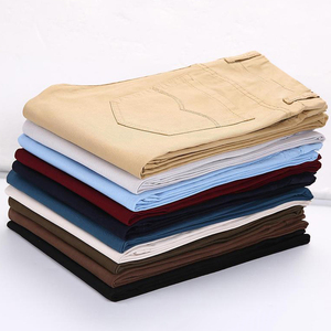 Pantalon cargo décontracté pour homme - Coton écologique respirant et infroissable, denim personnalisable avec braguette zippée et poches taille haute - Product Image 2