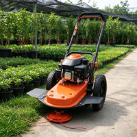 Débroussailleuse autoportée à essence haute puissance, tondeuse à gazon autopropulsée poussée à la main, coupe-herbe
