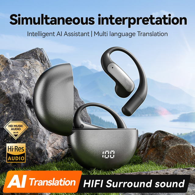Linx OWS Popular Ai Translator Earbuds with Simultaneous Interpretation V5.4 Wireless Earphones From Headphone Manufacturer