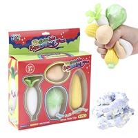 Coffret Sensoriel Crunchy Squishy : Fruits, Légumes, Cacahuètes, Fromage, Pouding de Pomme de Terre, Malt, Sucre – Jouets de Décompression à Presser