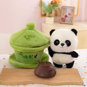 ตุ๊กตาแพนด้าถ้วยชา ของที่ระลึกเฉิงตู ของขวัญสร้างสรรค์เชิงวัฒนธรรม ตุ๊กตาแพนด้าถ้วยชา กังฟูพิเศษ ของที่ระลึกเชิงวัฒนธรรมและสร้างสรรค์ - Product Image 1