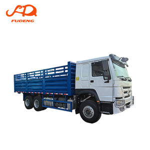 Gebrauchter HOWO Lastwagen mit <span class=keywords><strong>MAN</strong></span>-Motor Euro 2/Euro 3 Emission Mehrzweck-Ladefläche für Afrika Logistik Transportfahrzeug - Product Image 1