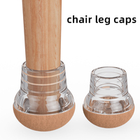 Capuchons de protection pour pieds de chaise classiques, élastiques, durables, réutilisables, auto-adhésifs, antidérapants, en TPE et feutre, écologiques, pour la protection des sols