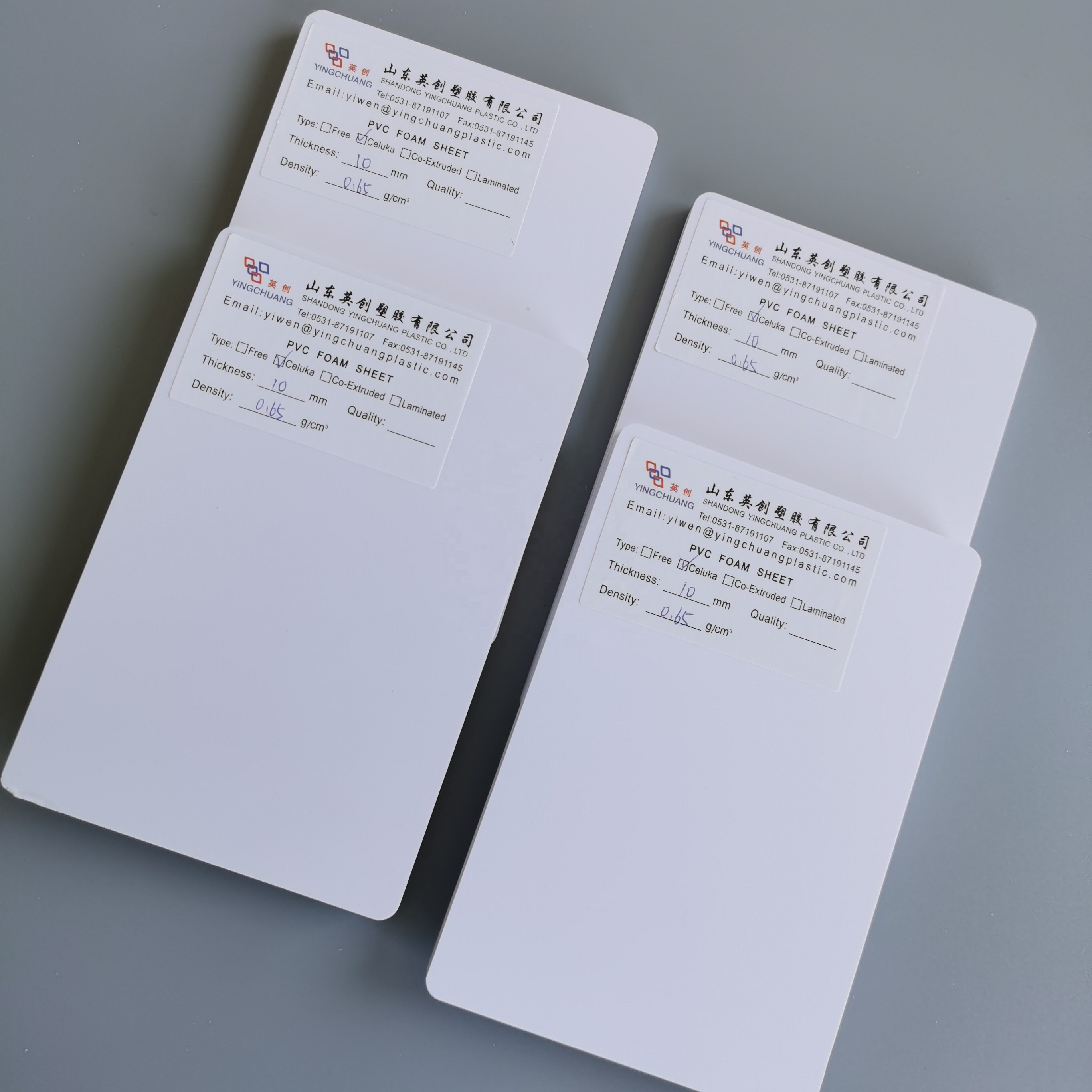 Yingchuang High Density Custom 3mm 5mm 9mm 10mm 12mm 18mm Fireproof Foam Sheets White Pvc Foam Board for Cabinet