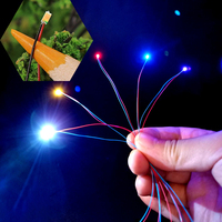 PreWire RGB Pleine Couleur Échelle Modèle Train Ferroviaire Diode Filaire 3V 5V 12V 0402 0603 0805 1206 LED Câble de Plomb Composants Électroniques