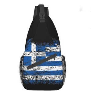 Bolso Bandolera Personalizado de Alta Calidad con la Bandera de Siria, Mochila de Hombro de Poliéster Premium, Bolso de Pecho, <span class=keywords><strong>Precio</strong></span> Bajo al por Mayor - Product Image 4