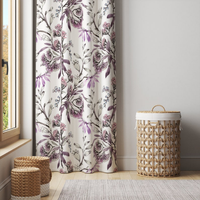 Cortinas Opacas Modernas de Lujo para Ventanas y Puertas del Hogar |   Tela Tejida de Algodón 100% de Alta Calidad |   Retardante de llama y ecológico |