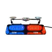 Luz LED Estroboscópica de Advertencia de 3W para Visera de Coche