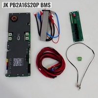 JK PB2A16S20P BMS en aluminium 200A 16S 2A avec équilibrage actif CAN RS485 BT pour LiFePO4 NCM LTO, stockage d'énergie domestique mural