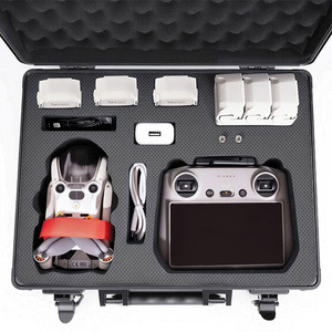กล่องใส่โดรน Shangye สำหรับโดรน Dji ขนาด 348x257x110 มม. แบบชั้นเดียว พกพาสะดวก ฝาเปิดแบบพลิก ทำจากอลูมิเนียมอัลลอย - Product Image 1