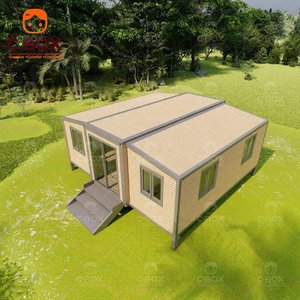 บ้านสำเร็จรูป Cbox ขนาด 20 ฟุต สไตล์โมเดิร์น ห้องนอนแบบโมดูลาร์ ห้องนั่งเล่น บ้านพักอาศัย วิลล่า บ้านคอนเทนเนอร์แบบขยายได้ - Product Image 2
