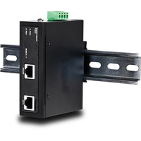 IEEE802.3at 30W PoE Inyector Gigabit Industrial Din Rail Montado Caja de metal 44V-57V Voltaje de entrada