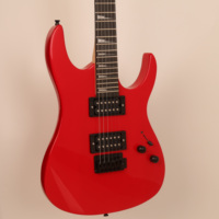 Professional 6 String 24 Fret Electric Guitar Basswood Body HH Pickups Maple Neck for Beginner Rock Metal Performance