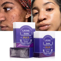 Double-Glutathion 150G Niacinamide Dark Knuckles Underarm Genoux Coudes Super Whitening Bleaching Handmade Natural Face Soap