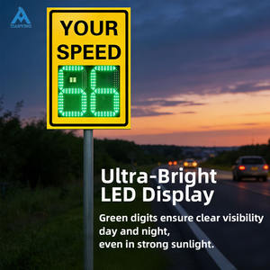 <span class=keywords><strong>Panneau</strong></span> <span class=keywords><strong>de</strong></span> <span class=keywords><strong>signalisation</strong></span> <span class=keywords><strong>de</strong></span> vitesse radar solaire 12V 50W haute efficacité, design léger, <span class=keywords><strong>panneau</strong></span> <span class=keywords><strong>de</strong></span> limitation <span class=keywords><strong>de</strong></span> vitesse - Product Image 4