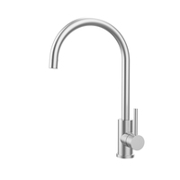 Robinet mitigeur d'évier de cuisine SUS 304 corps en acier inoxydable Tube en caoutchouc noir 360 degrés coude pivotant Type-ZY-K203LB latéral Flexible