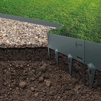 Bordure de jardin en acier inoxydable sur mesure, résistante à la corrosion, pliable, pour bordure de pelouse, de parterre de fleurs et de jardin