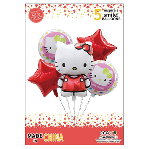 Ballons en aluminium KT mignons pour décoration d'<span class=keywords><strong>anniversaire</strong></span> sur le thème du chat, ballons d'<span class=keywords><strong>anniversaire</strong></span> pour animaux de compagnie, fournitures de fête amusantes sur le thème des animaux - Product Image 6