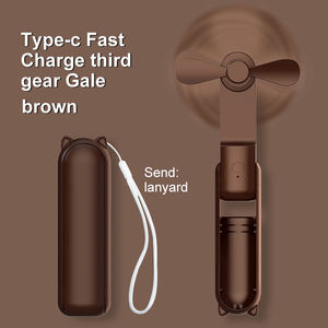 การออกแบบที่กําหนดเองพัดลมไฟฟ้าแบบพกพาแบบชาร์จไฟได้พัดลมไฟฟ้าที่เก็บเก็บได้ในเชิงพาณิชย์ที่ทันสมัย - Product Image 4