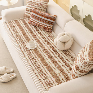 Bohemian Anti-Slip <b>Sofa</b> <b>Cover</b> 145-185cm Thickened Cushion <b>For</b> General <b>Sofa</b> Spring 2026 Ethnic Style - Product Image 4